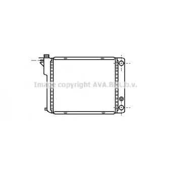 Radiateur, refroidissement du moteur AVA QUALITY COOLING PE2056