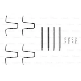 Kit d'accessoires, plaquette de frein à disque BOSCH 1 987 474 025