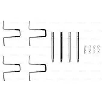 Kit d'accessoires, plaquette de frein à disque BOSCH 1 987 474 054
