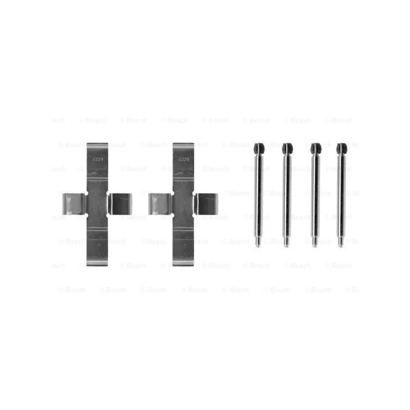 Kit d'accessoires, plaquette de frein à disque BOSCH 1 987 474 055
