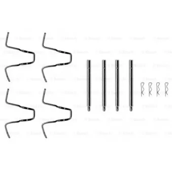Kit d'accessoires, plaquette de frein à disque BOSCH 1 987 474 056