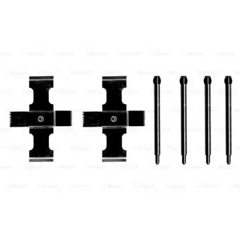 Kit d'accessoires, plaquette de frein à disque BOSCH 1 987 474 066