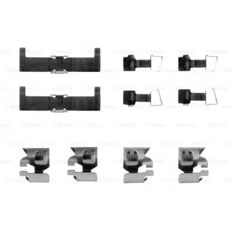 Kit d'accessoires, plaquette de frein à disque BOSCH 1 987 474 088