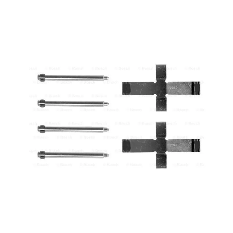 Kit d'accessoires, plaquette de frein à disque BOSCH 1 987 474 091