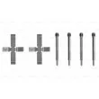 Kit d'accessoires, plaquette de frein à disque BOSCH 1 987 474 093 - Visuel 1