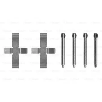 Kit d'accessoires, plaquette de frein à disque BOSCH 1 987 474 100