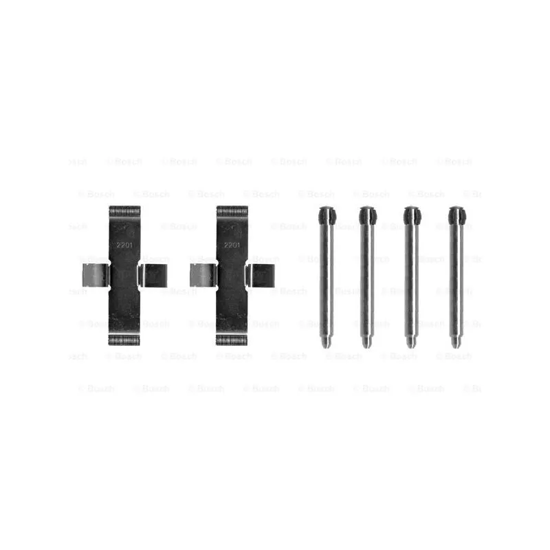 Kit d'accessoires, plaquette de frein à disque BOSCH 1 987 474 101