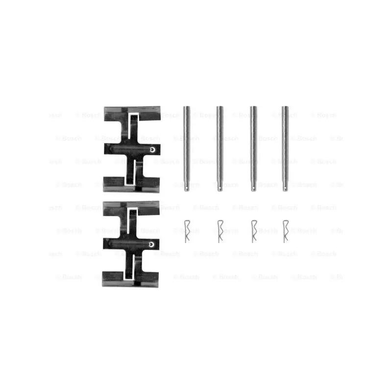 Kit d'accessoires, plaquette de frein à disque BOSCH 1 987 474 104