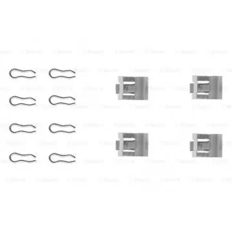 Kit d'accessoires, plaquette de frein à disque BOSCH 1 987 474 106