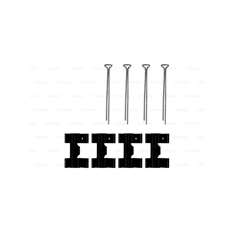 Kit d'accessoires, plaquette de frein à disque BOSCH 1 987 474 115