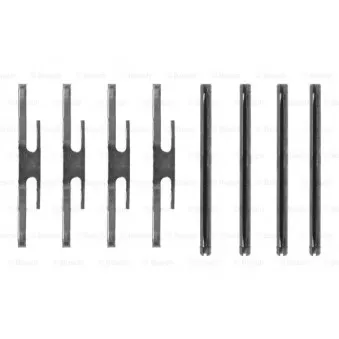 Kit d'accessoires, plaquette de frein à disque BOSCH 1 987 474 126