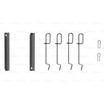 Kit d'accessoires, plaquette de frein à disque BOSCH 1 987 474 135