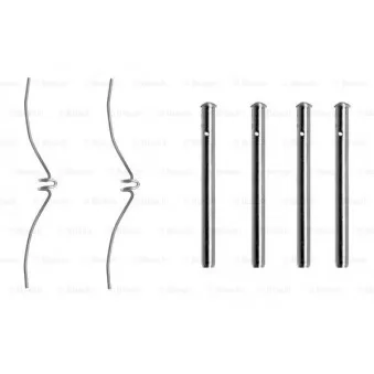 Kit d'accessoires, plaquette de frein à disque BOSCH 1 987 474 140