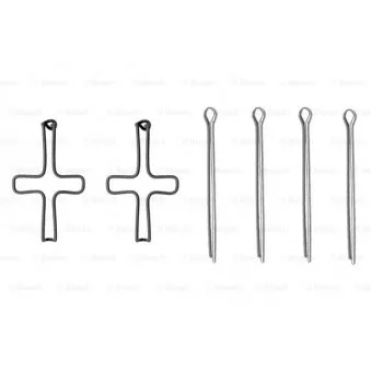 Kit d'accessoires, plaquette de frein à disque BOSCH 1 987 474 162