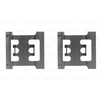 Kit d'accessoires, plaquette de frein à disque BOSCH 1 987 474 191