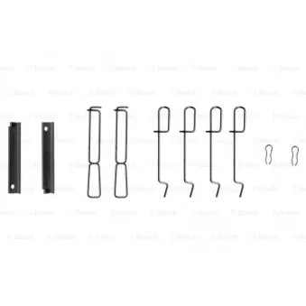 Kit d'accessoires, plaquette de frein à disque BOSCH 1 987 474 195