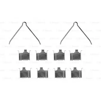 Kit d'accessoires, plaquette de frein à disque BOSCH 1 987 474 234