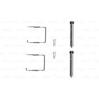 Kit d'accessoires, plaquette de frein à disque BOSCH 1 987 474 278