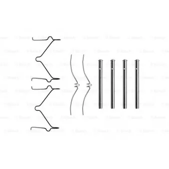 Kit d'accessoires, plaquette de frein à disque BOSCH 1 987 474 305