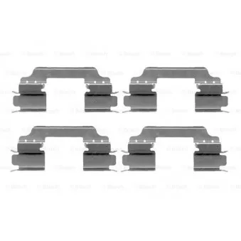 Kit d'accessoires, plaquette de frein à disque BOSCH 1 987 474 310