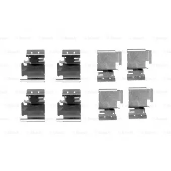Kit d'accessoires, plaquette de frein à disque BOSCH 1 987 474 312