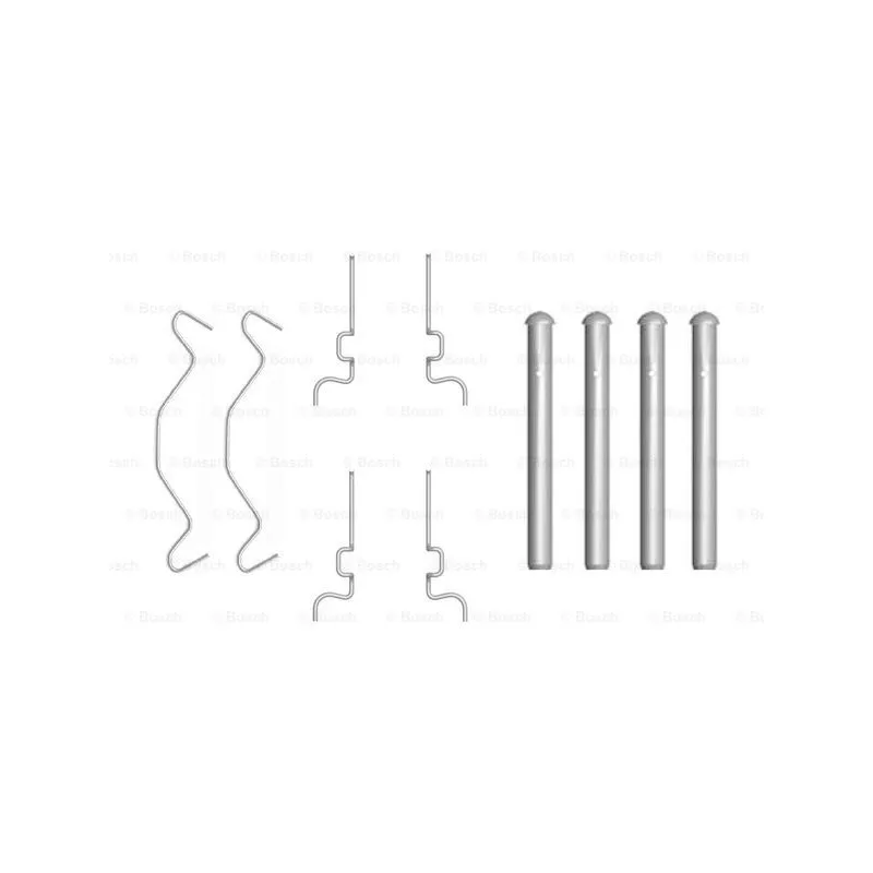 Kit d'accessoires, plaquette de frein à disque BOSCH 1 987 474 313