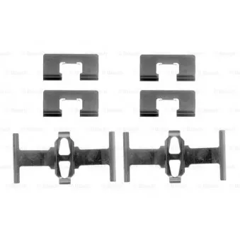 Kit d'accessoires, plaquette de frein à disque BOSCH 1 987 474 329