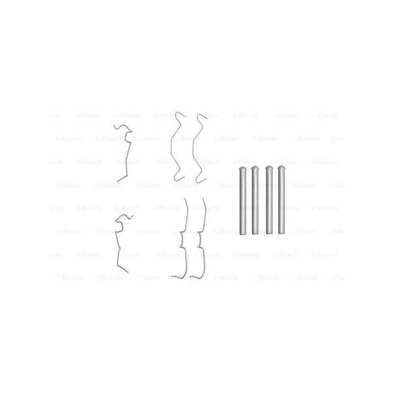 Kit d'accessoires, plaquette de frein à disque BOSCH 1 987 474 331