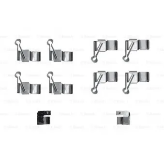 Kit d'accessoires, plaquette de frein à disque BOSCH 1 987 474 379