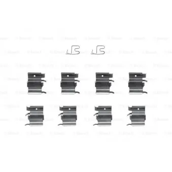 Kit d'accessoires, plaquette de frein à disque BOSCH 1 987 474 381