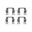 Kit d'accessoires, plaquette de frein à disque BOSCH 1 987 474 388 - Visuel 1