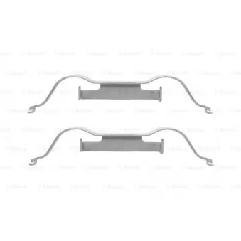 Kit d'accessoires, plaquette de frein à disque BOSCH 1 987 474 395