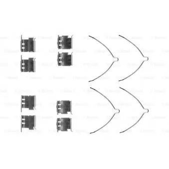 Kit d'accessoires, plaquette de frein à disque BOSCH 1 987 474 396