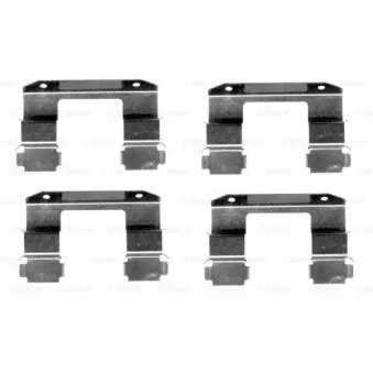 Kit d'accessoires, plaquette de frein à disque BOSCH 1 987 474 405