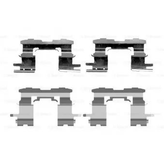 Kit d'accessoires, plaquette de frein à disque BOSCH 1 987 474 407