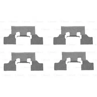 Kit d'accessoires, plaquette de frein à disque BOSCH 1 987 474 412