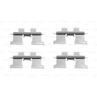 Kit d'accessoires, plaquette de frein à disque BOSCH 1 987 474 423