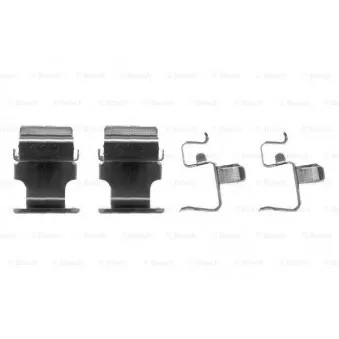 Kit d'accessoires, plaquette de frein à disque BOSCH 1 987 474 428