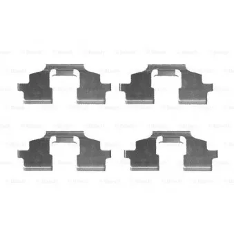 Kit d'accessoires, plaquette de frein à disque BOSCH 1 987 474 429