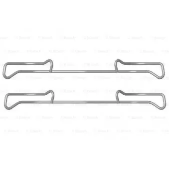 Kit d'accessoires, plaquette de frein à disque BOSCH 1 987 474 432