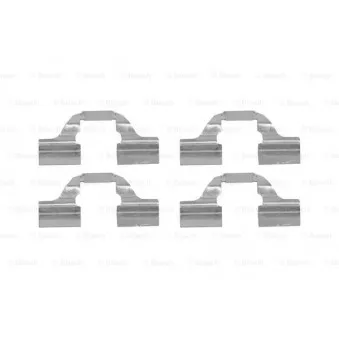 Kit d'accessoires, plaquette de frein à disque BOSCH 1 987 474 435
