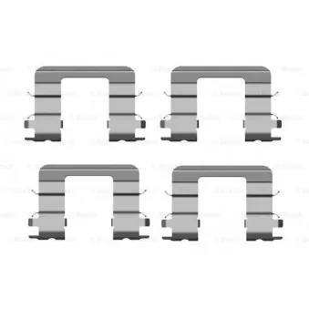 Kit d'accessoires, plaquette de frein à disque BOSCH 1 987 474 441