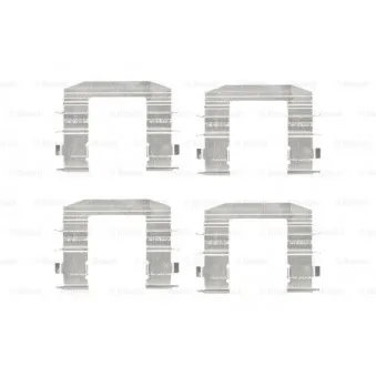 Kit d'accessoires, plaquette de frein à disque BOSCH 1 987 474 447