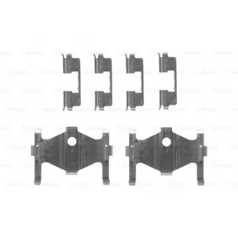Kit d'accessoires, plaquette de frein à disque BOSCH 1 987 474 448