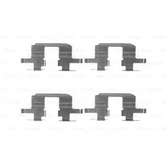 Kit d'accessoires, plaquette de frein à disque BOSCH 1 987 474 449