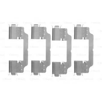 Kit d'accessoires, plaquette de frein à disque BOSCH 1 987 474 451