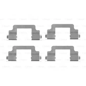 Kit d'accessoires, plaquette de frein à disque BOSCH 1 987 474 455