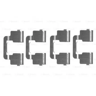 Kit d'accessoires, plaquette de frein à disque BOSCH 1 987 474 458