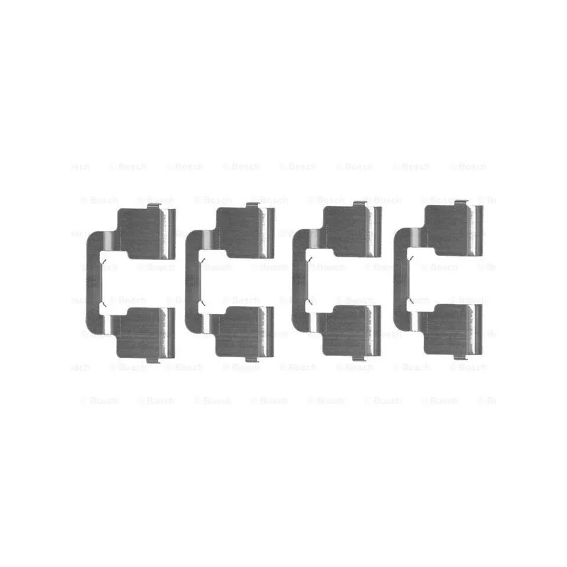 Kit d'accessoires, plaquette de frein à disque BOSCH 1 987 474 458