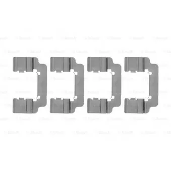 Kit d'accessoires, plaquette de frein à disque BOSCH 1 987 474 481